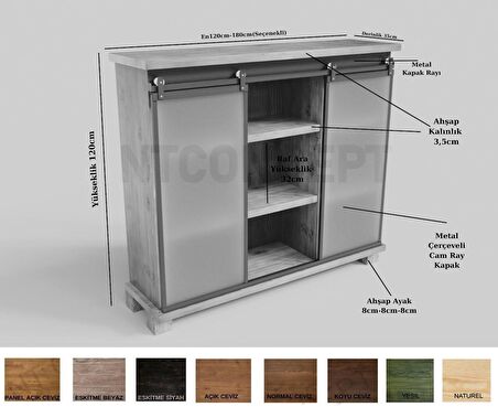 Ntconcept Evi Masif Ağaç Dolap