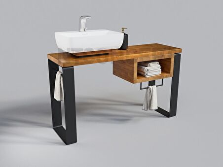 Ntconcept Sin Masif Ahşap Lavabo Dolabı Hilton