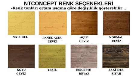 Ntconcept Alfa Çalışma Masası Ceviz 140-260 x 85-100 cm Beyaz - Taş Rengi