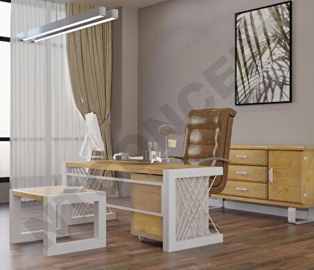 Ntconcept Rose Çalışma Odası Takımı Ahşap 85 x 140 cm 