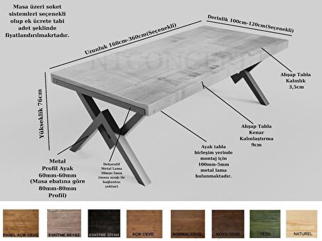 Ntconcept Piramit Masif Ahşap Toplantı Masası