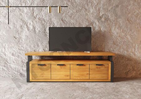 Ntconcept Arona Masif Ahşap Tv Stand