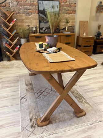 Ntconcept Nova Doğal Ahşap Masif Yemek Masası