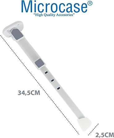 Microcase Metal Katlanabilir Yükseklik Ayarlı Masa ve Sehpa Ayak Takımı 4 Adet BEYAZ AL5059