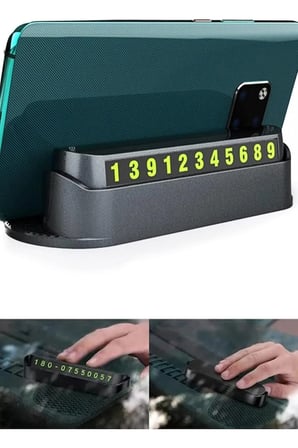 Telefon Tutuculu Numaratör Parfümlü Gizlenebilir Numara Parfümlü Tasarım Kablo Tutucu Kartlık Bölmesi