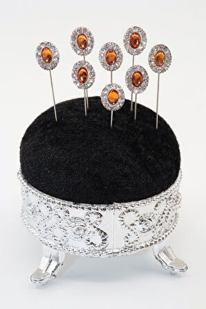 8li Eşarp Iğnesi. Şal Iğnesi. Türban Iğnesi. Başörtü Iğnesi. Eşarp Ve Şal Iğnesi. Taşlı Eşarp Iğnesi