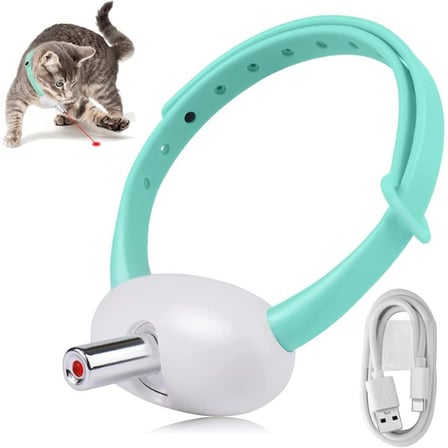 Özel Seri Hareketli Kedi Arkadaş Hediyesi Aktivite Gereci Otomatik Lazer Oyun Tasması