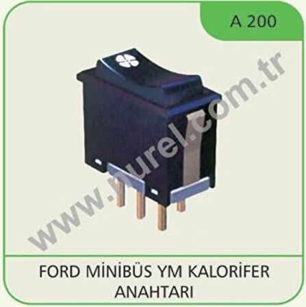 Nurel A200 Kalorifer Anahtarı Ford Transit YM 85-89 