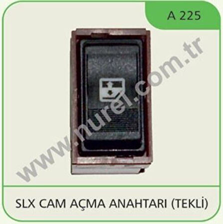 Nurel A225 Cam Açma Anahtarı Tekli SLX 90811400