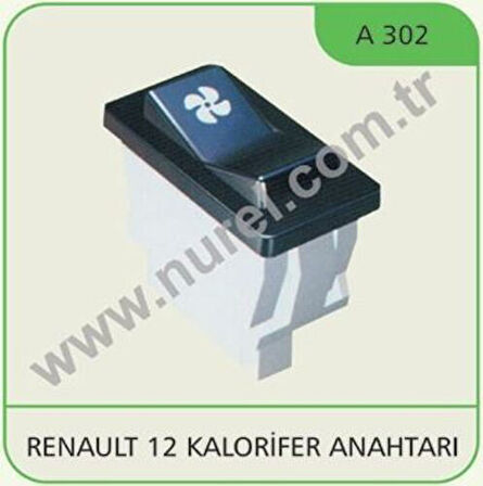 Nurel A302 Kalorifer Anahtarı Renault 11 7700624596