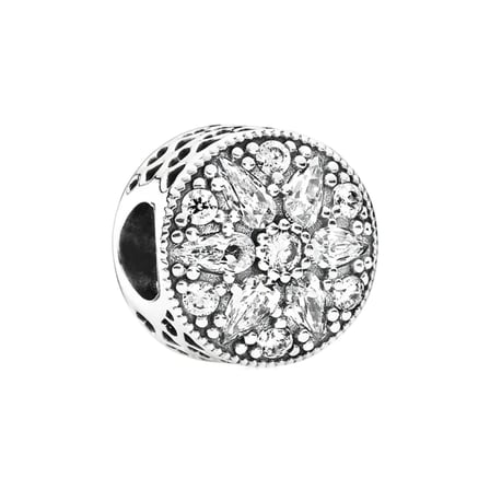Nur Silver Radiant Bloom Gümüş Charm 925 Ayar