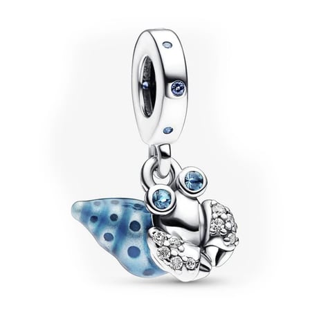 Nur Silver Yengeç Sallantılı 925 Ayar Gümüş Charm