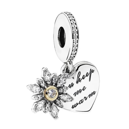 Nur Silver You Keep Me Warm Gümüş Charm 925 Ayar
