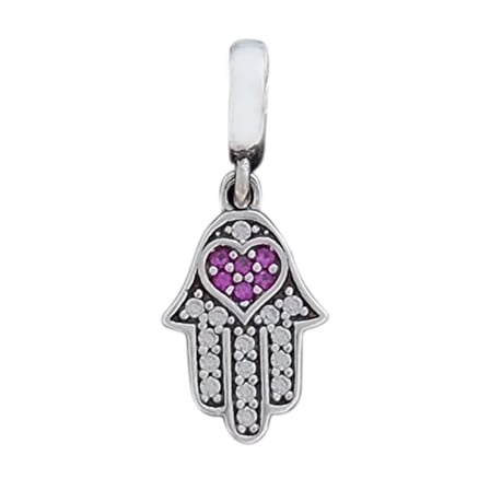 Nur Silver Fatma Ana Eli Gümüş Charm 925 Ayar