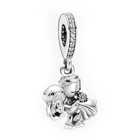 Nur Silver Gelin Ve Damat Gümüş Charm 925 Ayar