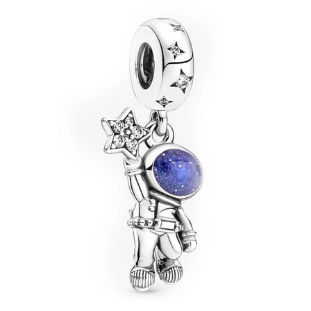 Nur Silver Astronot Charm Gümüş 925 Ayar