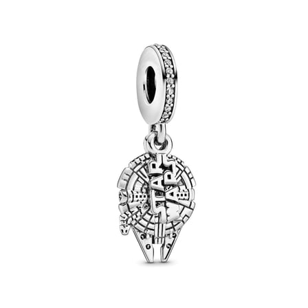Nur Silver Star Wars Falcon Charm 925 Ayar Gümüş