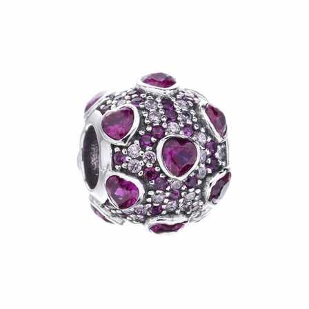 Nur Silver Aşk Tılsımı Gümüş Charm 925 Ayar