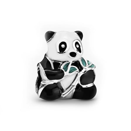 Nur Silver Panda 925 Ayar Gümüş Charm