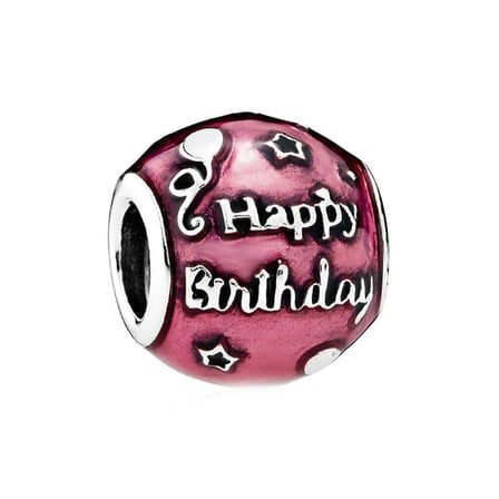 Nur Silver Happy Brithday Gümüş Charm NUR-BL01338