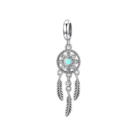 Nur Silver Düş Kapanı Charm 925 Ayar Gümüş Sallantılı