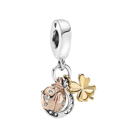 Nur Silver Sallantılı Gümüş Charm Kurba Bugday 925 Ayar