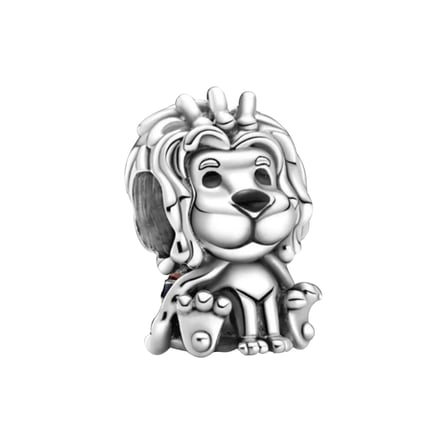 Nur Silver Aslan Gümüş Charm 925 Ayar
