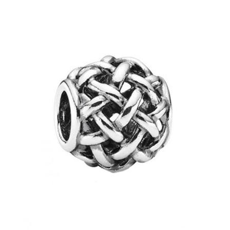 Nur Silver Kafes Gümüş Charm 925 Ayar