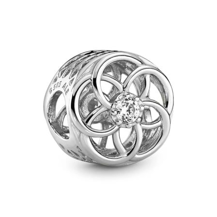 Nur Silver Kafes Gümüş Charm 925 Ayar