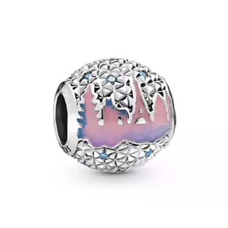 Nur Silver Disney Epcot Gümüş Charm 925 Ayar
