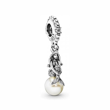 Nur Silver Deniz Kızı İncili 925 Ayar Gümüş Charm