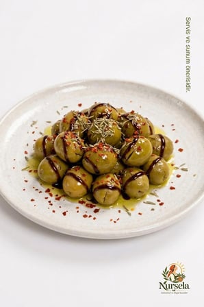 Ayvalık Cinsi El Kırması Yeşil Yeşil Zeytin 5 Kg
