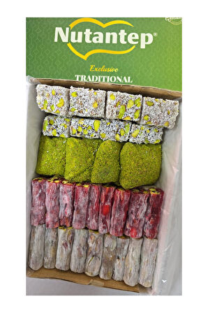 Bol Bol Antep Fıstıklı Özel Karışık Lokum - 1 KG