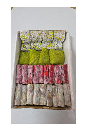 Bol Bol Antep Fıstıklı Özel Karışık Lokum - 1 KG