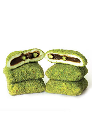 Çikolata ve Tane Antep Fıstık Dolgulu Sütlü Bohça Lokumu - 1 KG