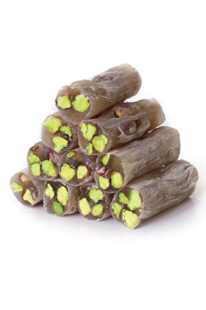 Extra Bol Antep Fıstıklı Elmalı Fitil Parmak Lokum - 1 KG