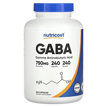 Nutricost GABA 750 MG 240 CAPSUL