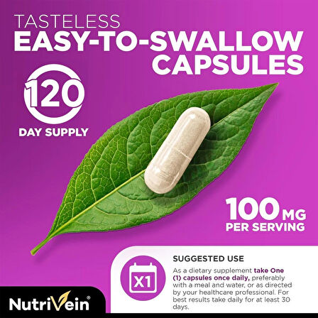 Nutrivein Zinc(Çinko) Picolinate 100 mg - 120 Caps