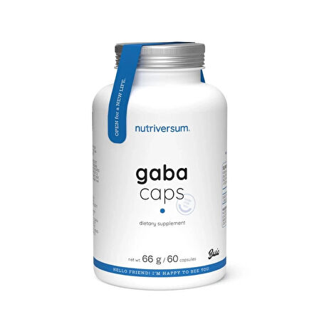Nutriversum GABA 750 Mg 60 Capsules -MACARİSTAN MENŞEİ
