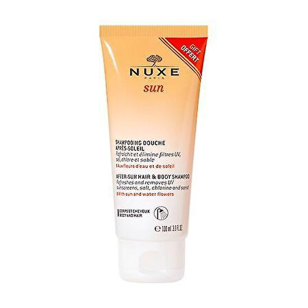 Nuxe Sun Güneş Sonrası Şampuan 100 ml & Nuxe Sun Fondante Visage Creme Spf 50 Güneş Koruyucu Yüz Kremi 50 ml