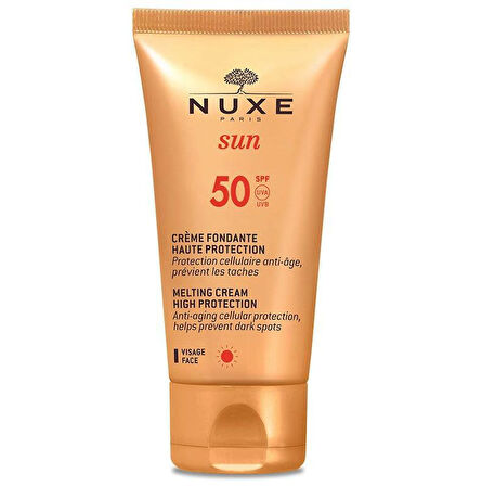 Nuxe Sun Güneş Sonrası Şampuan 100 ml & Nuxe Sun Fondante Visage Creme Spf 50 Güneş Koruyucu Yüz Kremi 50 ml