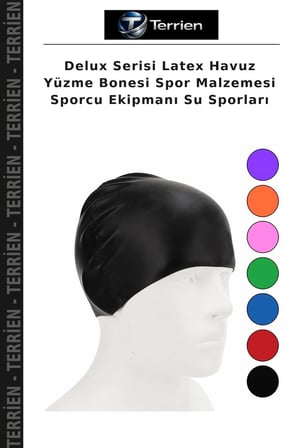 Delux Serisi Latex Havuz Yüzme Bonesi Spor Malzemesi Sporcu Ekipmanı Su Sporları