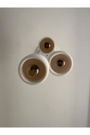 Stone 3’lü Beton Dokulu Sarkıt Avize Bohem & Pinterest Tarzı Modern Oturma Odası Aydınlatma Nestvibe