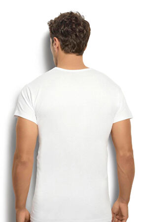 Jiber 103 Bisiklet Yaka Pamuk Erkek Fanila Tişört