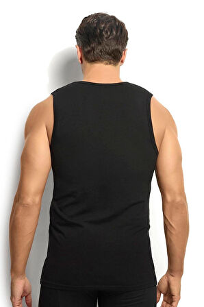 Jiber 117 V Yaka Sıfır Kol Erkek Atlet Body