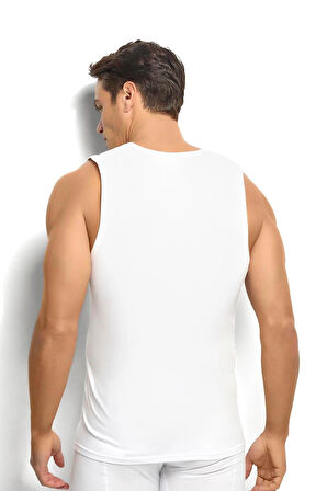 Jiber 117 V Yaka Sıfır Kol Erkek Atlet Body 2 Adet