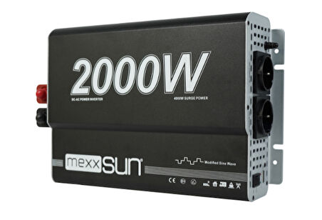Mexxsun 24V 2000W Modifiye Sinüs İnverter