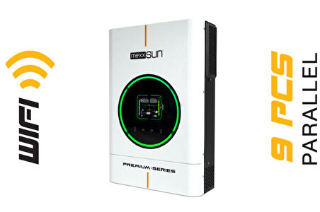 Mexxsun Premium 48V 6kW Tam Sinüs Akıllı İnverter (Paralel /Wi-Fi/ Dual Output)
