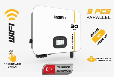MEXXSUN 30 KW Hibrit HV inverter