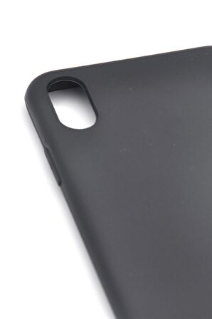 iPhone XR Uyumlu Düz Renk Esnek Yumuşak Silikon Kılıf  Rubber Siyah